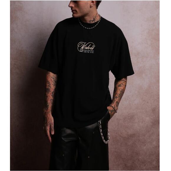 Darc Sport Men's Black 1 Of 500 Death Bloom Premium Oversized Tee Size L - Picture 1 of 8